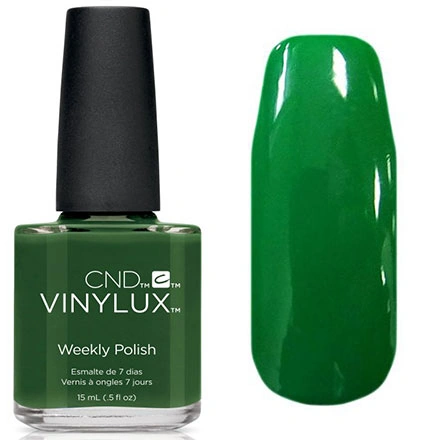 Лак CND VINYLUX 246 Palm Deco трав`яний зелений, емаль 15 мл