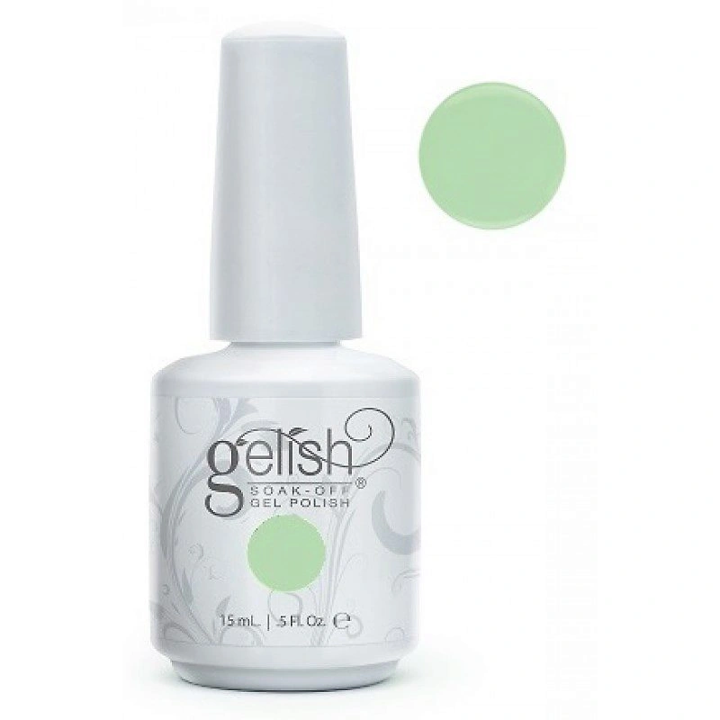 Гель-лак Harmony Gelish Do You Harajuku? м`ятно-зелений пастельний крем з мікроблиском 15 мл