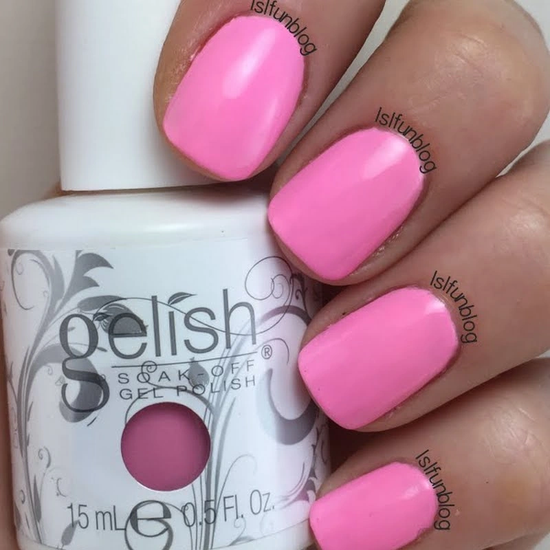 Гель-лак Harmony Gelish Look at You Pink-achu! цукерково-рожевий кремовий, неон 15 мл