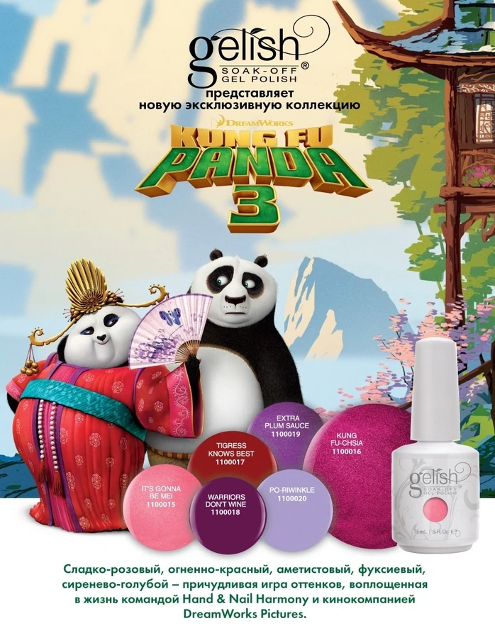 Гель-лак Harmony Gelish Its Gonna Be Mei солодко-рожевий з мікроблиском 15 мл