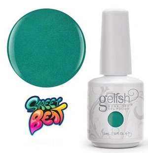 Гель-лак Harmony Gelish Give Me A Break-Dance насичений бірюзовий з мікроблиском 15 мл