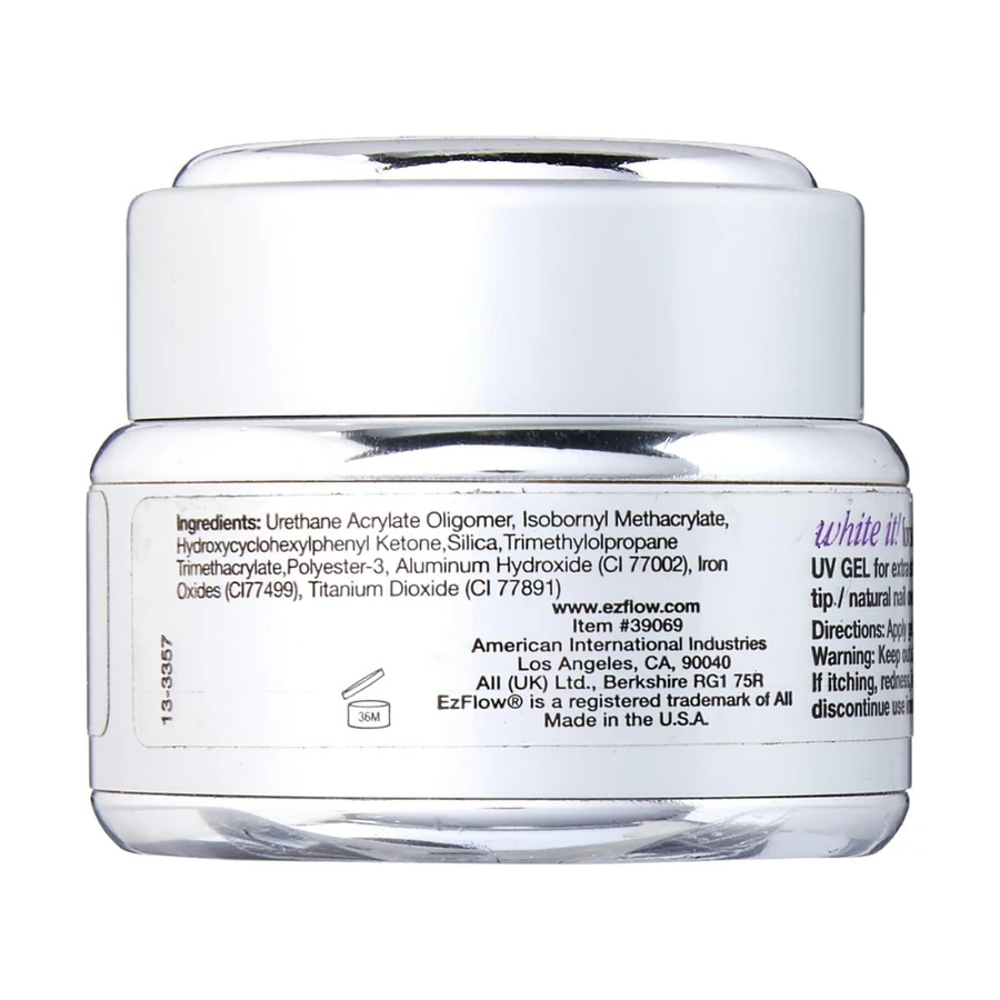 Конструюючий гель EzFlow White it! Gel традиційний білий 14 г