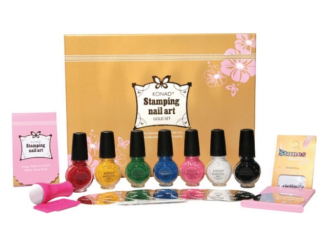 Набір для стемпінгу Konad Gold Stemping Set