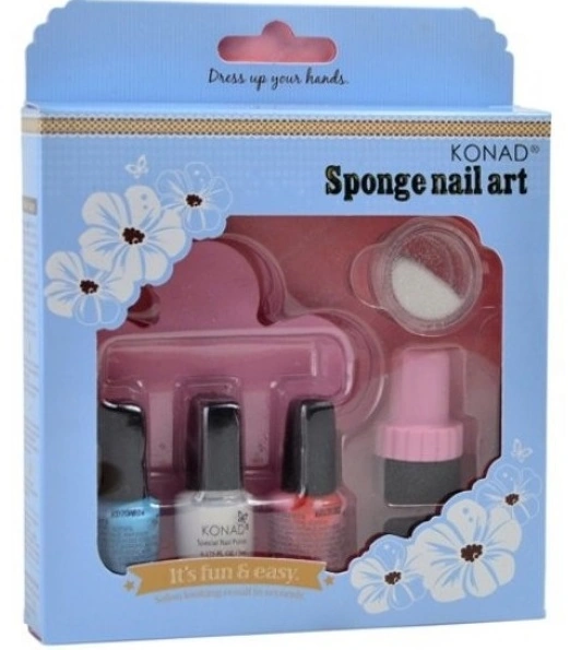 Набір для стемпінгу зі спонжем Konad Sponge Set 2