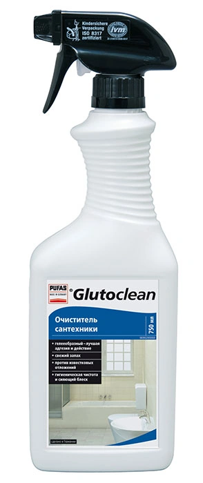 Очищувач сантехніки Glutoclean Sanitar Reiniger 750 мл