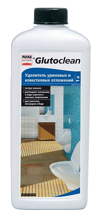 Видавець уринових та вапняних відкладень Glutoclean Urin und Kalkstein Entferner 1 л