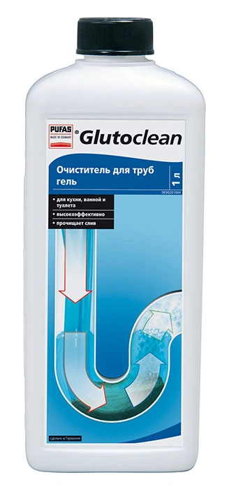 Очищувач для труб гель Glutoclean Rohr Frei Gel 1 л