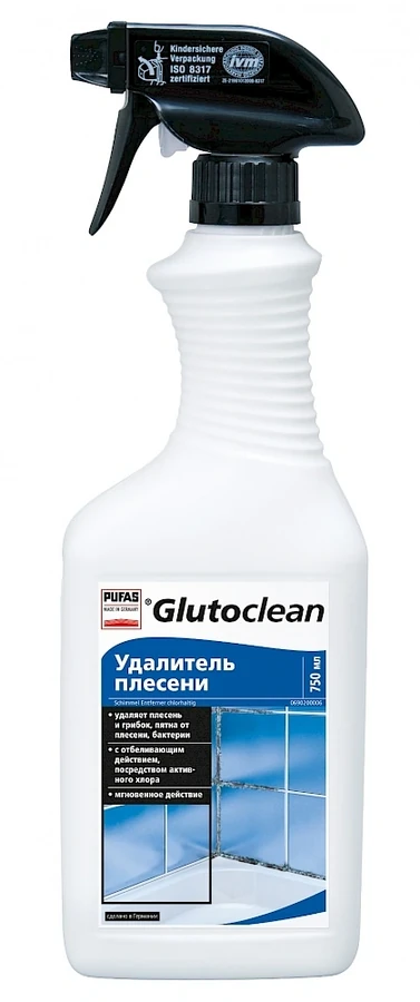 Засіб для видалення плісняви ​​ Glutoclean Schimmel Entferner With Chlorhaltig з хлором 750 мл