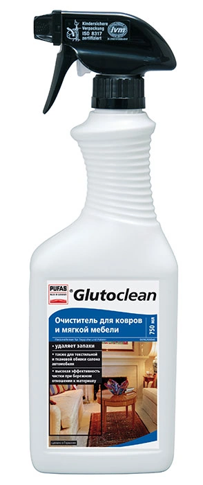 Очищувач для килимів та м`яких меблів Glutoclean Flecken Entferner 750 мл