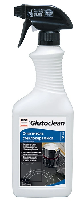 Очищувач для склокераміки Glutoclean Glaskeramik Reiniger 750 мл