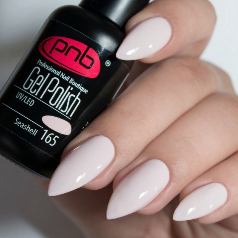 Гель-лак PNB №165 Seashell ніжно-рожевий, емаль 8 мл
