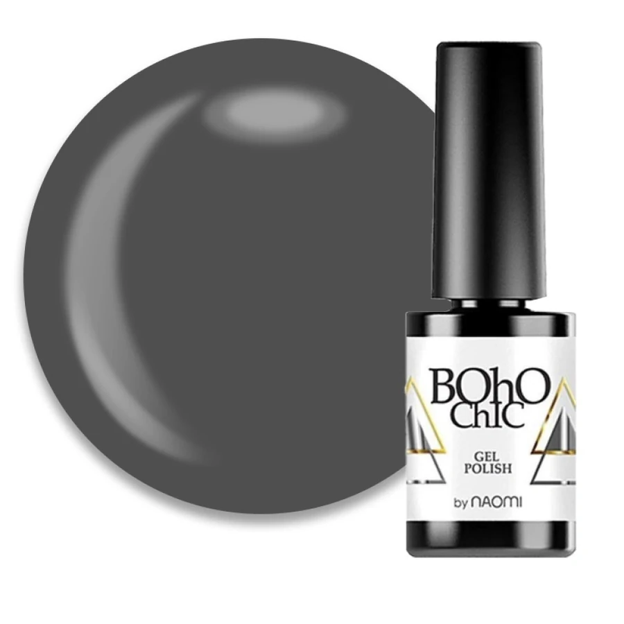 Гель-лак Boho Chic Gel Polish BC001 сірий, емаль 6 мл