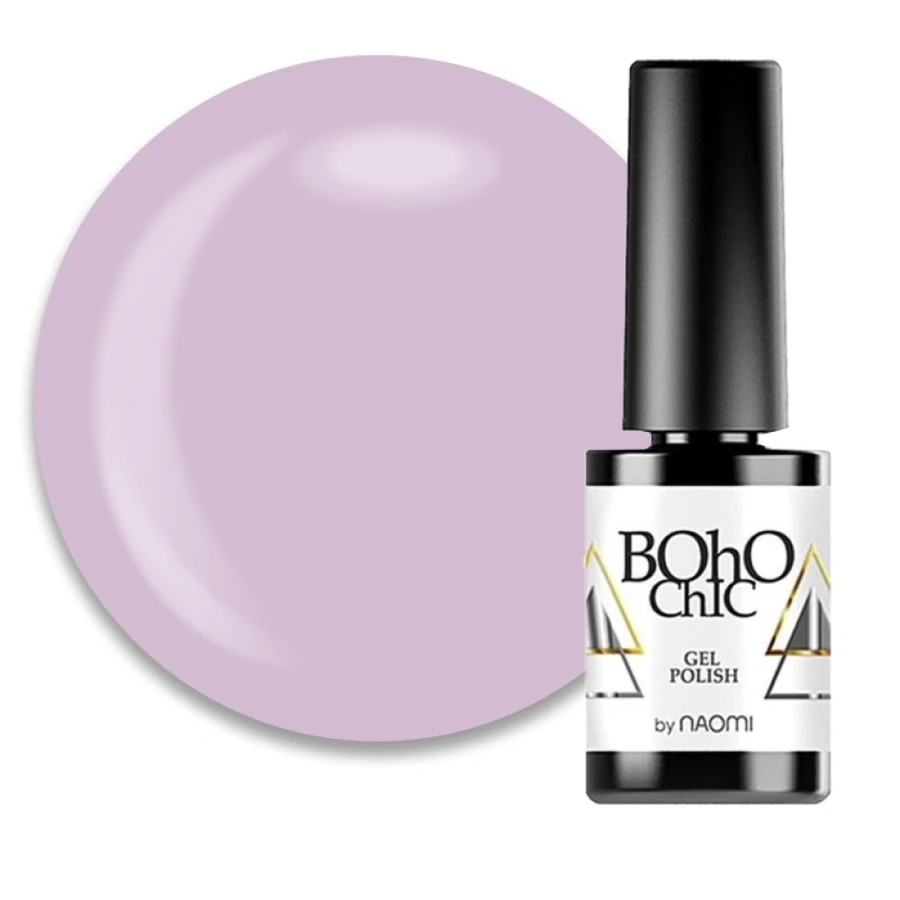 Гель-лак Boho Chic Gel Polish BC017 приглушений бузковий, емаль 6 мл
