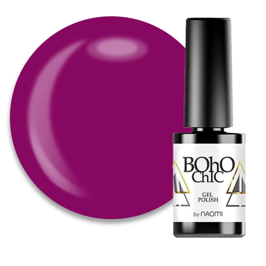 Гель-лак Boho Chic Gel Polish BC019 бордова фуксія, емаль 6 мл