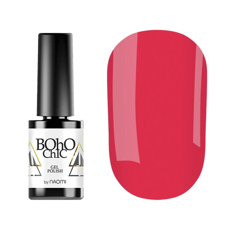 Гель-лак Boho Chic Gel Polish BC023 яскравий рожевий, емаль 6 мл