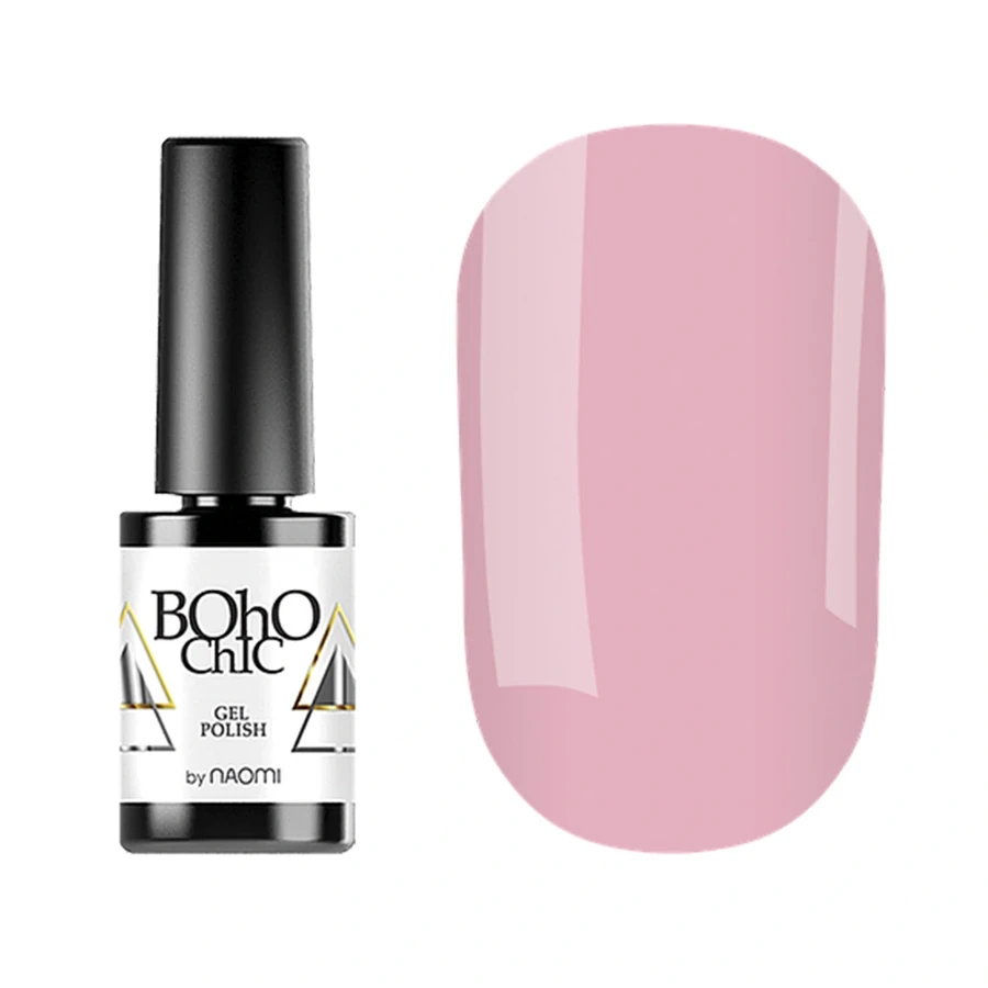 Гель-лак Boho Chic Gel Polish BC027 пудрово-рожевий, емаль 6 мл