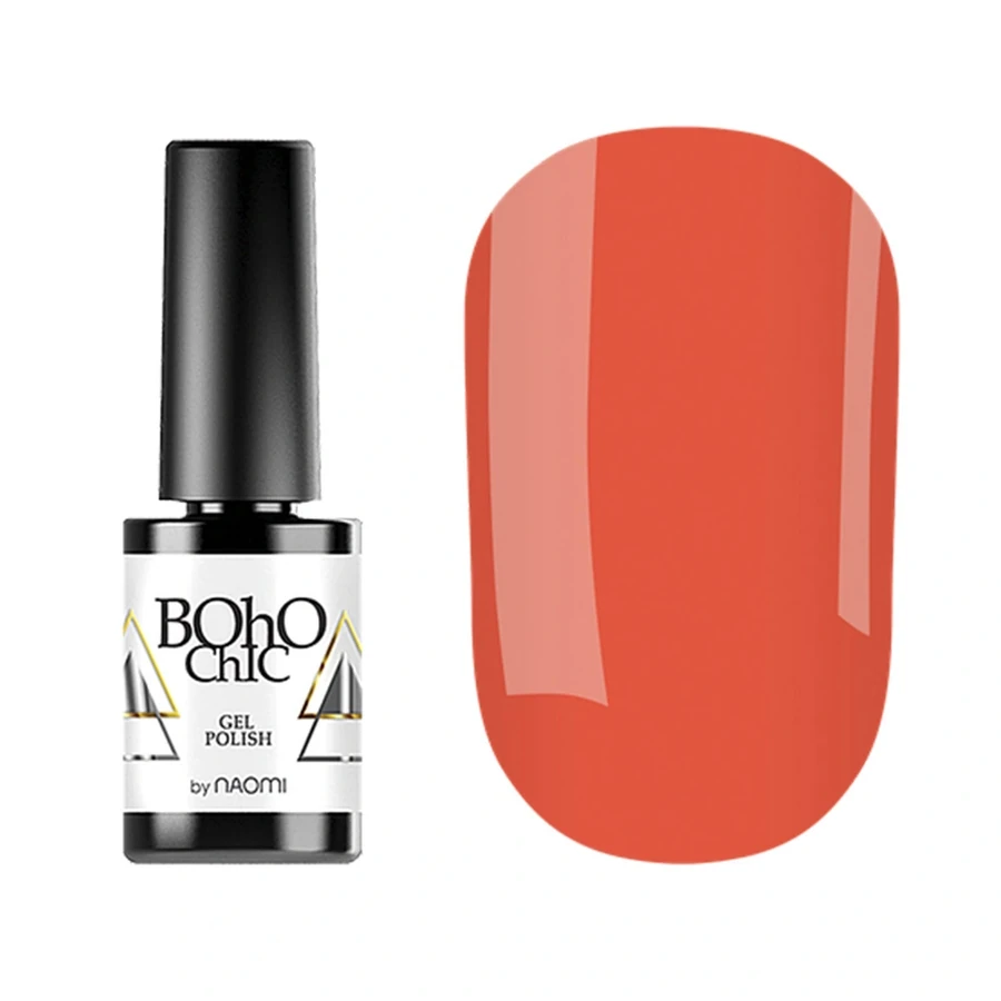 Гель-лак Boho Chic Gel Polish BC031 лососевий, неоновий 6 мл