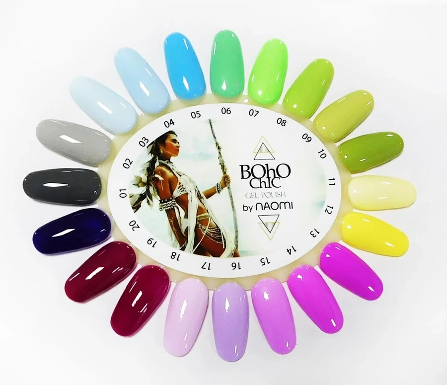 Гель-лак Boho Chic Gel Polish BC031 лососевий, неоновий 6 мл