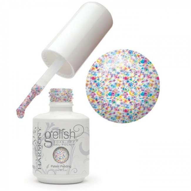 Гель-лак Harmony Gelish Silver Sand середні та великі голографічні блискітки 15 мл
