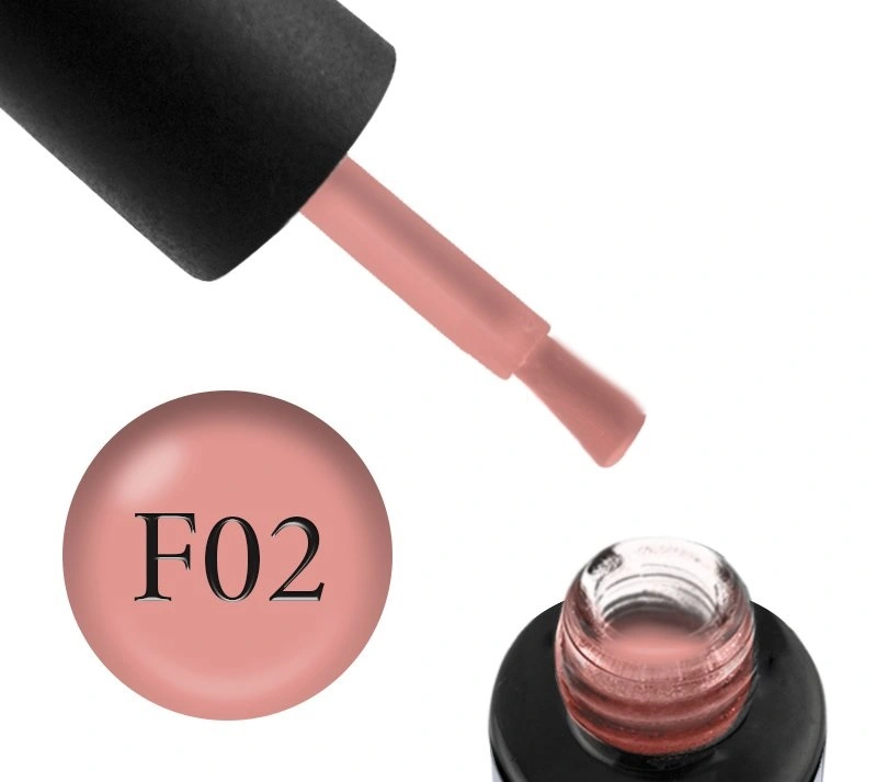 Гель-лак Naomi French Collection FC02 персиковий, напівпрозорий, емаль 6 мл