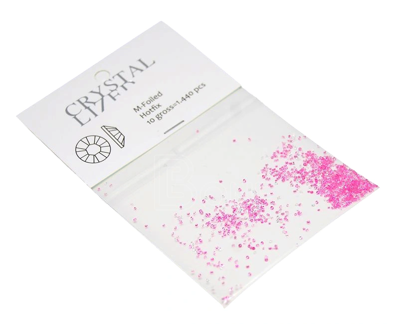 Камені Сваровські Піксі Crystal Lized Crystal Pixie Pink рожевий 1440 шт