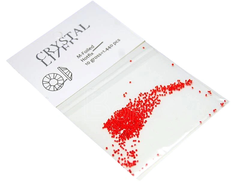 Камені Сваровські Піксі Crystal Lized Crystal Pixie Red червоний 1440 шт