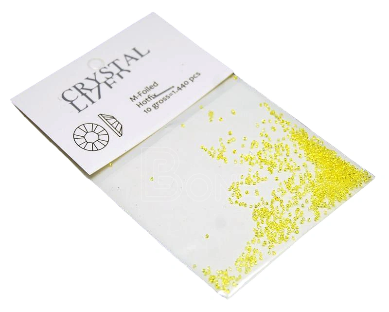 Камені Сваровські Піксі Crystal Lized Crystal Pixie Yellow жовтий 1440 шт