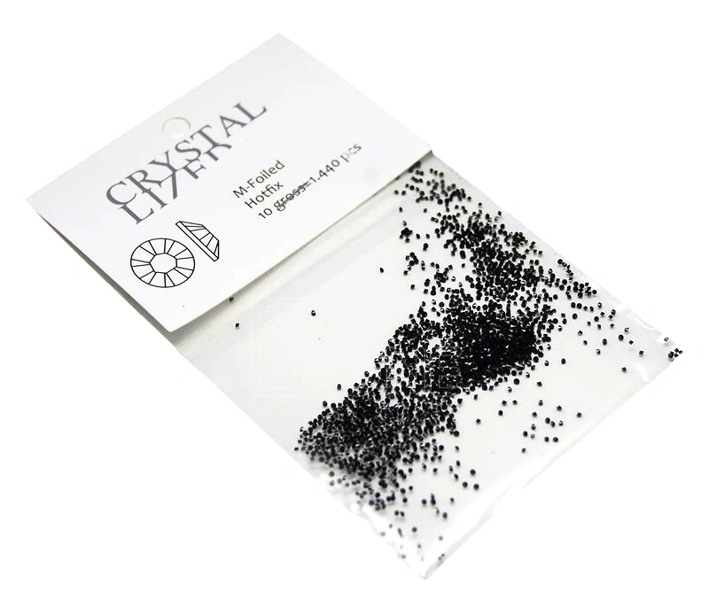 Камені Сваровські Піксі Crystal Lized Crystal Pixie Black чорний 1440 шт