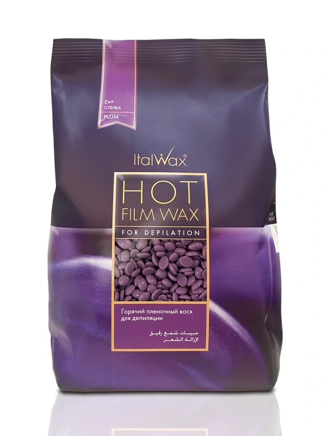 Гранульований гарячий віск ItalWax Plum Wax In Granules зливу 1 кг