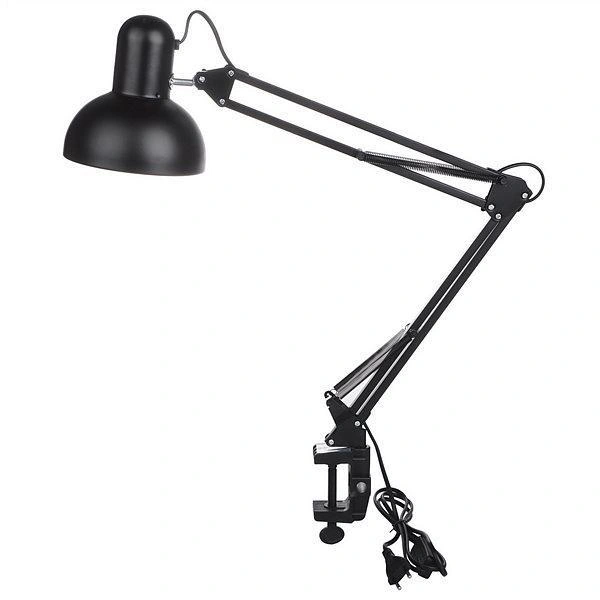 Лампа настільна з кріпленням YRE Manicure Table Lamp With Fastening Black чорна
