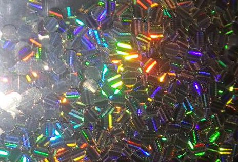 3D голографічні каміфубуки 2 мм YRE 3D Confetti-Camifubuki Golographic 2 мм