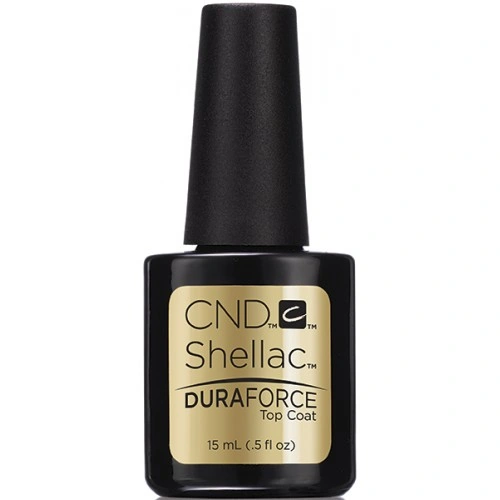 Закріплювач для гель-лаку, що зміцнює CND Shellac DURAFORCE Top Coat 15 мл