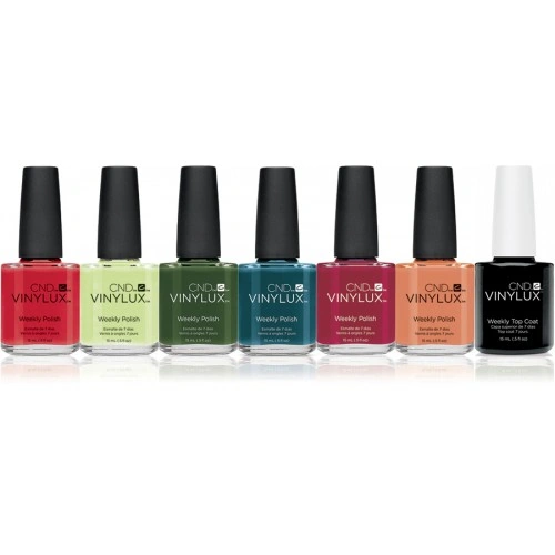 Колекція лаків Rhythm&Heat CND VINYLUX Rhythm&Heat Collection 6 лаків+1 закріплювач