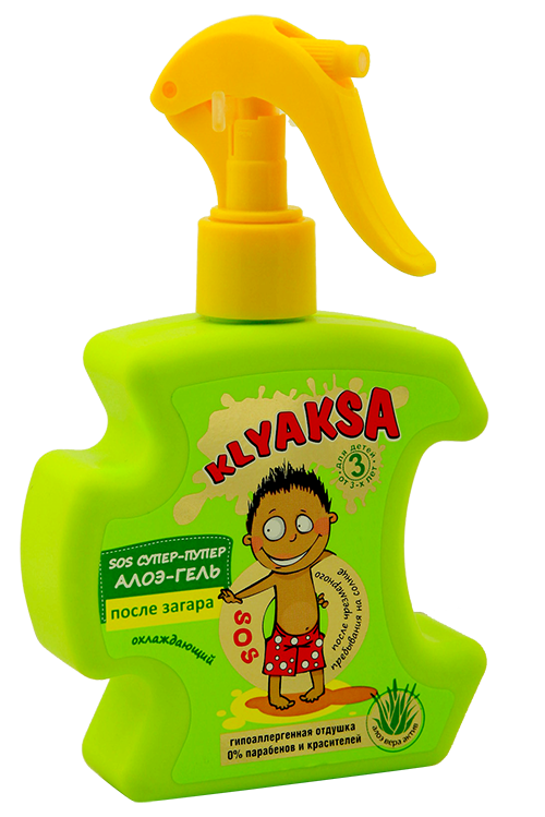 KLYAKSA Super-Duper Aloe-Gel After Sunburn та Sunburn 250 мл