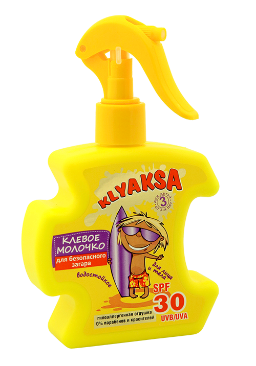 Кльове молочко для безпечної засмаги SPF-30 KLYAKSA Cool Milk For Safe Sunburn SPF-30 200 мл