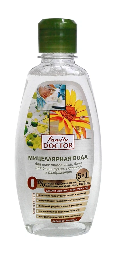 FAMILY DOCTOR Micellar Water For All Skin Types Even Dry Prone to Irritation 265 мл