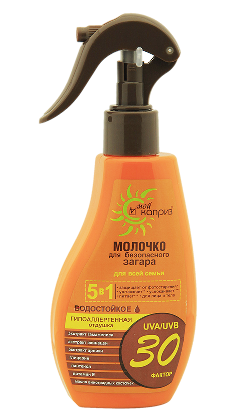 МОЙ КАПРИЗ Milk For Safe Tanning F-30 For The Whole Family 200 мл