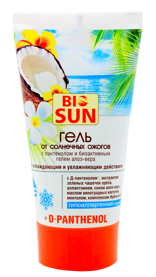 BIO-SUN Cooling Gel від Sunburn With Panthenol and Aloe 150 мл