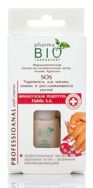 Pharma BIO Strengthener For Soft Thin and Thickened Nails SOS 12 мл