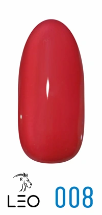 Гель-лак Leo Gel-Polish Classic 008 червоний, емаль 9 мл
