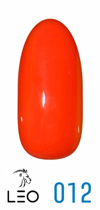 Гель-лак Leo Gel-Polish Classic 012 оранжево-червоний, емаль 9 мл
