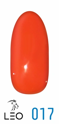 Гель-лак Leo Gel-Polish Classic 017 кораловий, емаль 9 мл