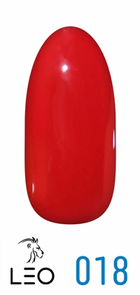 Гель-лак Leo Gel-Polish Classic 018 темний червоно-рожевий, емаль 9 мл