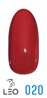 Гель-лак Leo Gel-Polish Classic 020 червоно-вишневий, емаль 9 мл