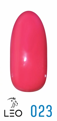 Гель-лак Leo Gel-Polish Classic 023 рожевий з фіолетовим підтоном, емаль 9 мл