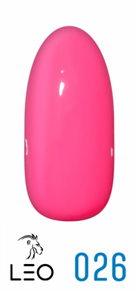 Гель-лак Leo Gel-Polish Classic 026 рожевий, емаль 9 мл