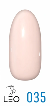 Гель-лак Leo Gel-Polish Classic 035 молочно-рожевий, емаль 9 мл