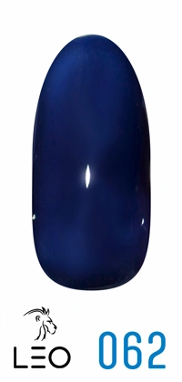 Гель-лак Leo Gel-Polish Classic 062 темно-синій, емаль 9 мл