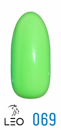 Гель-лак Leo Gel-Polish Classic 069 салатовий, емаль 9 мл