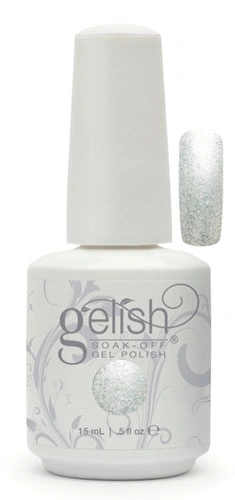 Гель-лак Harmony Gelish Little Miss Sparkle світло-сріблястий перламутр з великими голографічними блискітками 15 мл